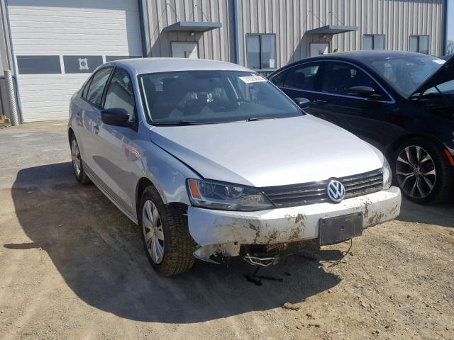 3VW1K7AJ3DM222708 - 2013 VOLKSWAGEN JETTA BASE SILVER photo 1