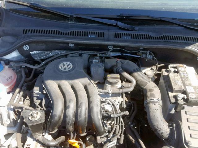 3VW1K7AJ3DM222708 - 2013 VOLKSWAGEN JETTA BASE SILVER photo 7