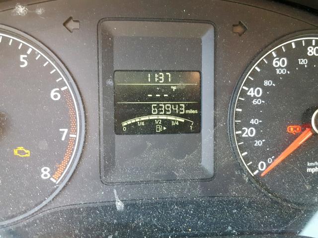 3VW1K7AJ3DM222708 - 2013 VOLKSWAGEN JETTA BASE SILVER photo 8