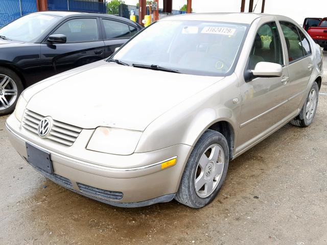 3VWRK69M04M049709 - 2004 VOLKSWAGEN JETTA GL BEIGE photo 2