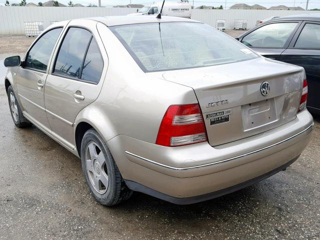 3VWRK69M04M049709 - 2004 VOLKSWAGEN JETTA GL BEIGE photo 3