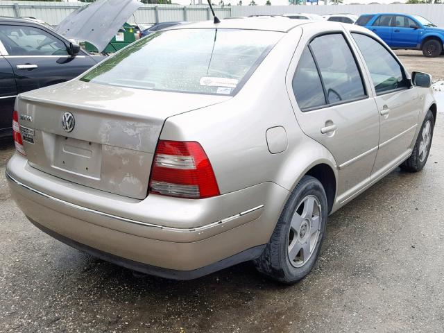 3VWRK69M04M049709 - 2004 VOLKSWAGEN JETTA GL BEIGE photo 4