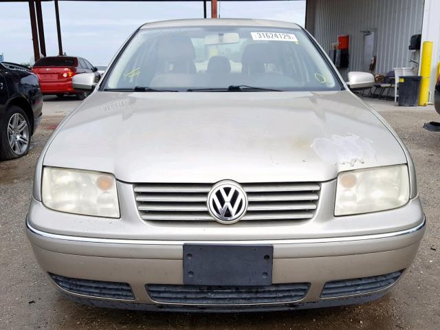 3VWRK69M04M049709 - 2004 VOLKSWAGEN JETTA GL BEIGE photo 9