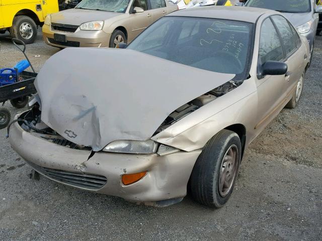 1G1JF5242T7291511 - 1996 CHEVROLET CAVALIER L TAN photo 2