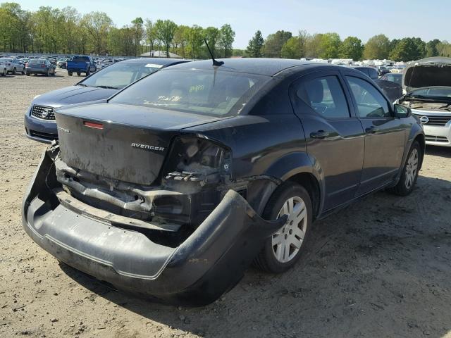 1B3BD4FB6BN545141 - 2011 DODGE AVENGER EX BLACK photo 4