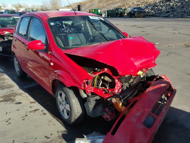 KL1TD66607B774397 - 2007 CHEVROLET AVEO BASE Qırmızı foto 1
