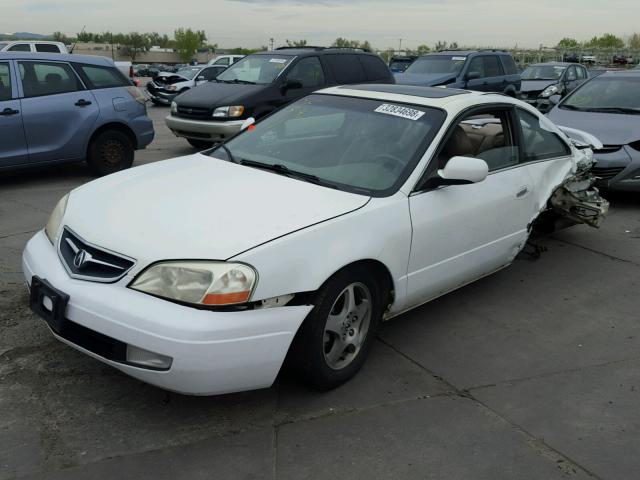 19UYA42681A030837 - 2001 ACURA 3.2CL TYPE WHITE photo 2
