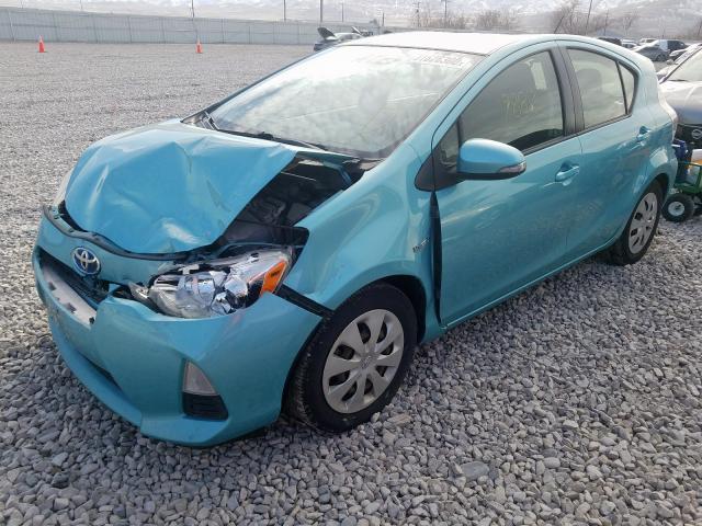 JTDKDTB31D1039296 - 2013 TOYOTA PRIUS C  photo 2