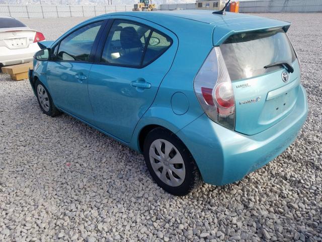 JTDKDTB31D1039296 - 2013 TOYOTA PRIUS C  photo 3