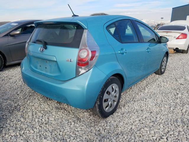 JTDKDTB31D1039296 - 2013 TOYOTA PRIUS C  photo 4