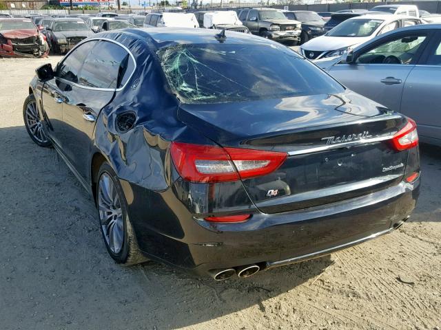 ZAM56RRA6E1076663 - 2014 MASERATI QUATTROPOR BLACK photo 3