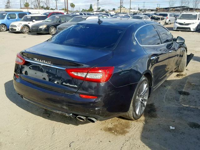 ZAM56RRA6E1076663 - 2014 MASERATI QUATTROPOR BLACK photo 4