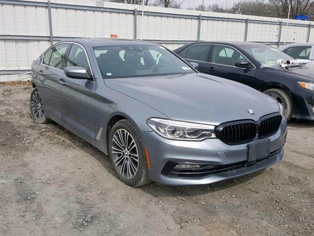 WBAJE7C50JWC54876 - 2018 BMW 540 XI GRAY photo 1