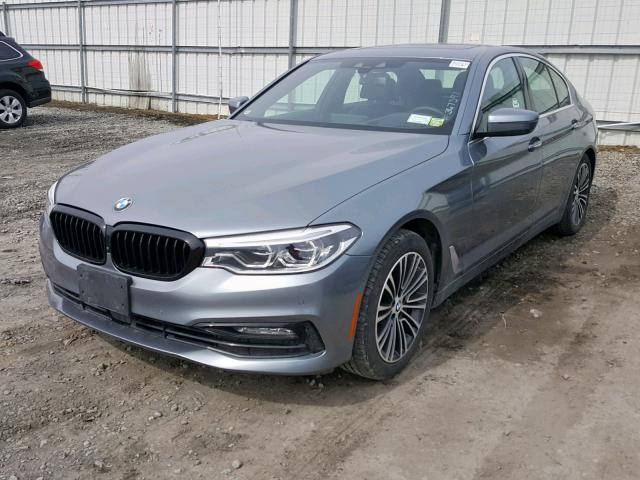 WBAJE7C50JWC54876 - 2018 BMW 540 XI GRAY photo 2