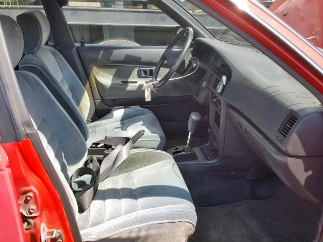 1NXAE97A6LZ074797 - 1990 TOYOTA COROLLA LE RED photo 5