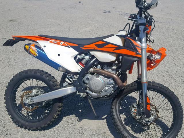 VBKEXL40XJM412299 - 2018 KTM 500 EXC-F ORANGE photo 5