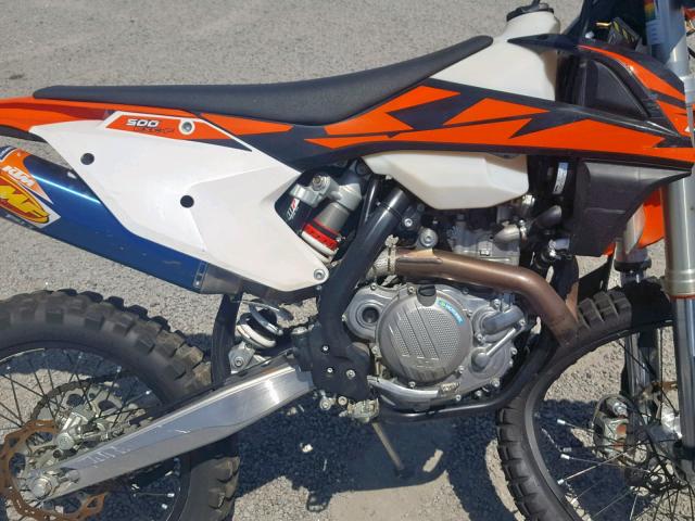 VBKEXL40XJM412299 - 2018 KTM 500 EXC-F ORANGE photo 7