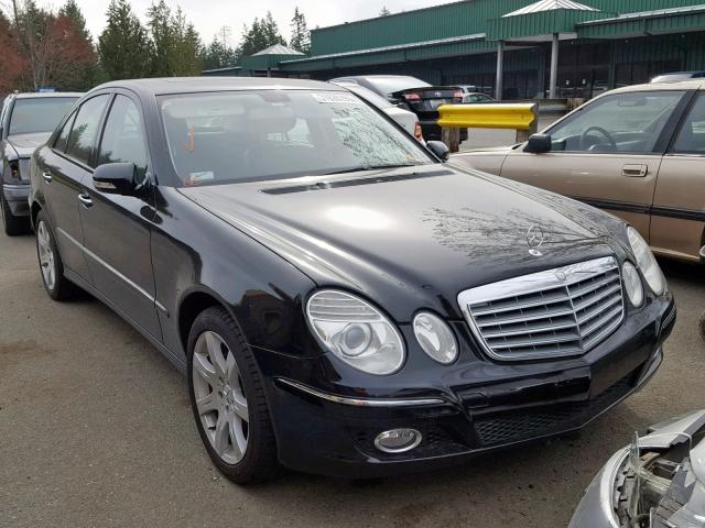 WDBUF56XX7A996055 - 2007 MERCEDES-BENZ E 350 BLACK photo 1