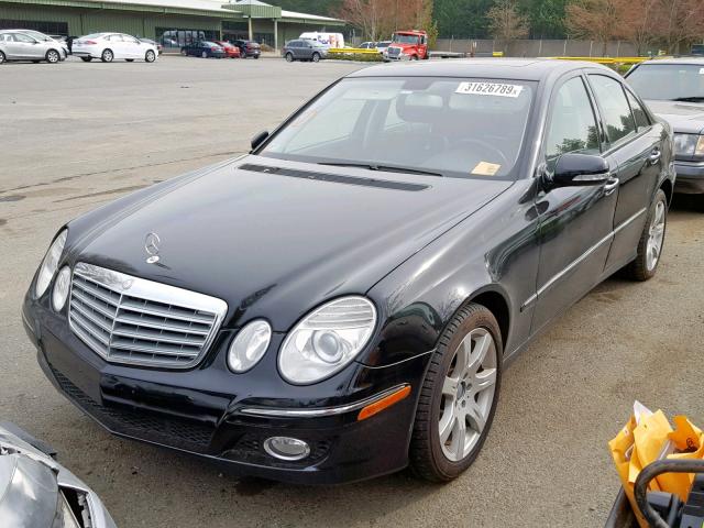 WDBUF56XX7A996055 - 2007 MERCEDES-BENZ E 350 BLACK photo 2