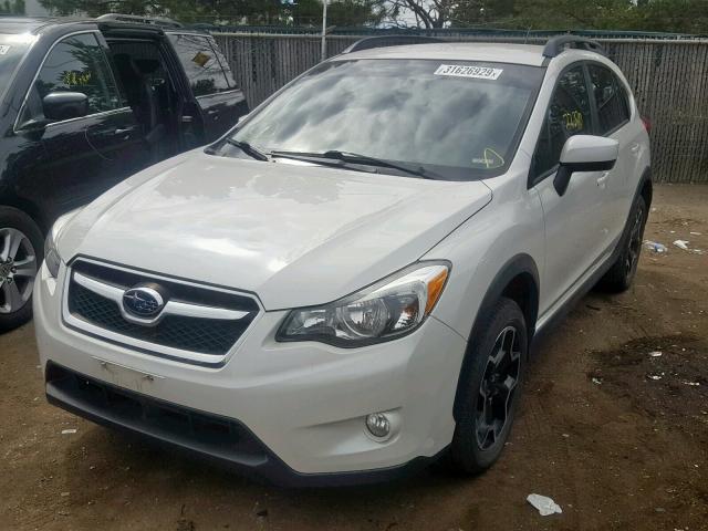 JF2GPACC4F8211543 - 2015 SUBARU XV CROSSTR WHITE photo 2