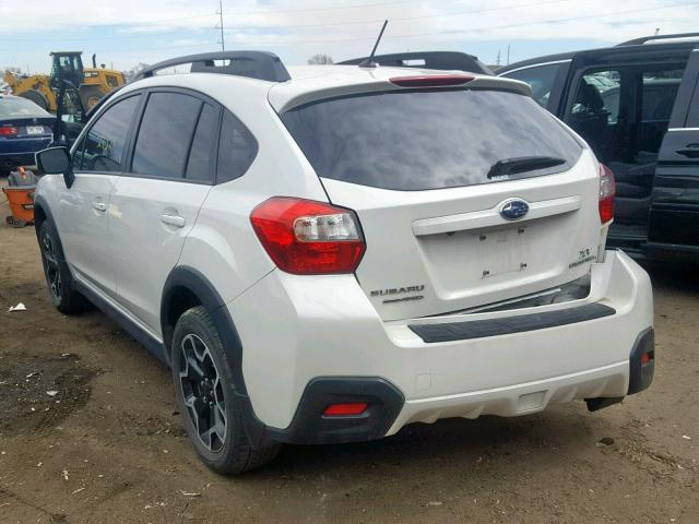 JF2GPACC4F8211543 - 2015 SUBARU XV CROSSTR WHITE photo 3