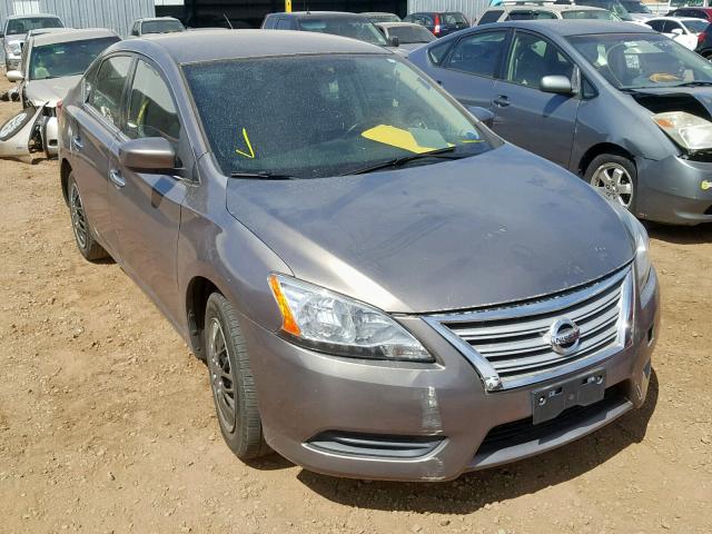 3N1AB7AP2FY228506 - 2015 NISSAN SENTRA S GRAY photo 1