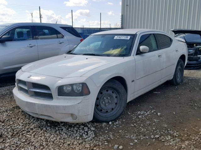 2B3CA3CV3AH155630 - 2010 DODGE CHARGER SX WHITE photo 2