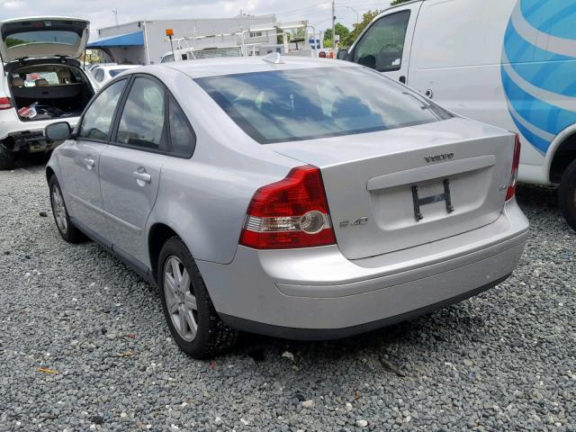 YV1MS382872303121 - 2007 VOLVO S40 2.4I SILVER photo 3