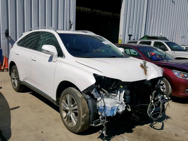 2T2BC1BA0FC001767 - 2015 LEXUS RX 450H WHITE photo 1