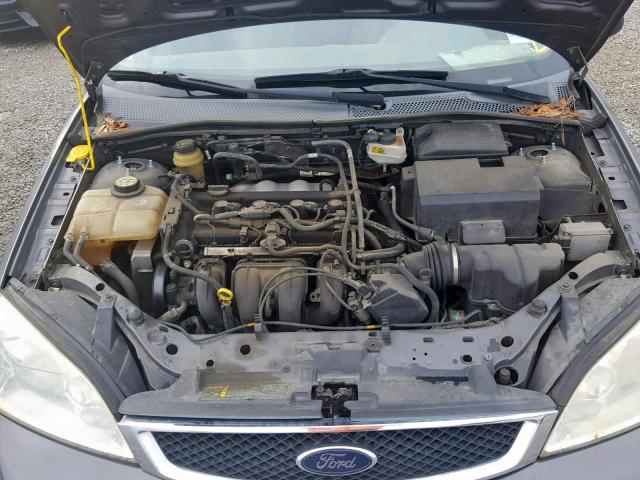 1FAFP34N75W225071 - 2005 FORD FOCUS ZX4 BEIGE photo 7