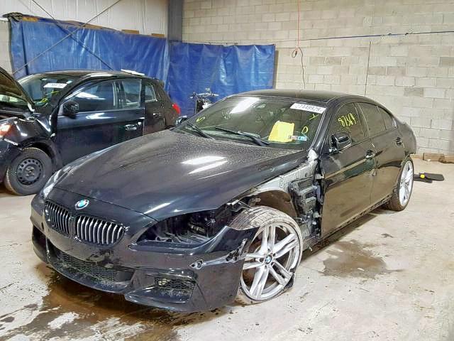 WBA6B4C56ED099360 - 2014 BMW 650 XI BLACK photo 2