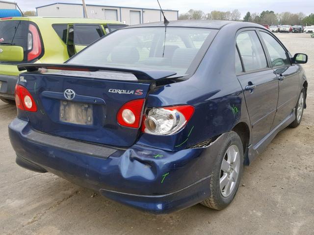 1NXBR32EX6Z598040 - 2006 TOYOTA COROLLA CE BLUE photo 4