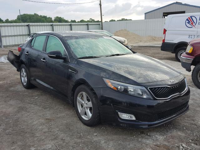 5XXGM4A72FG369729 - 2015 KIA OPTIMA BLACK photo 1