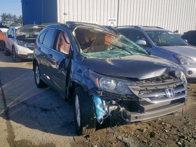 2HKRM4H70DH612938 - 2013 HONDA CR-V EXL GRAY photo 1