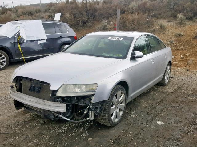 WAUDG74F15N056962 - 2005 AUDI A6 3.2 QUA SILVER photo 2