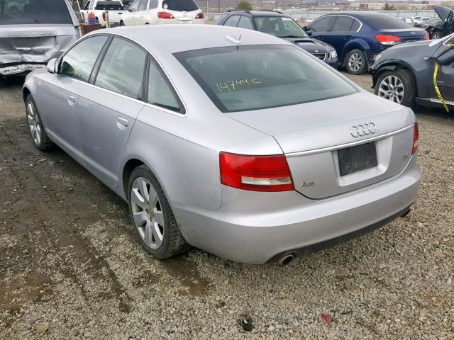 WAUDG74F15N056962 - 2005 AUDI A6 3.2 QUA SILVER photo 3