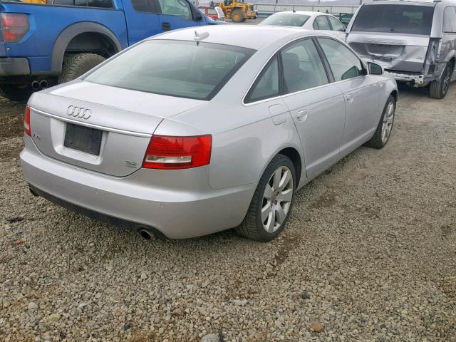 WAUDG74F15N056962 - 2005 AUDI A6 3.2 QUA SILVER photo 4