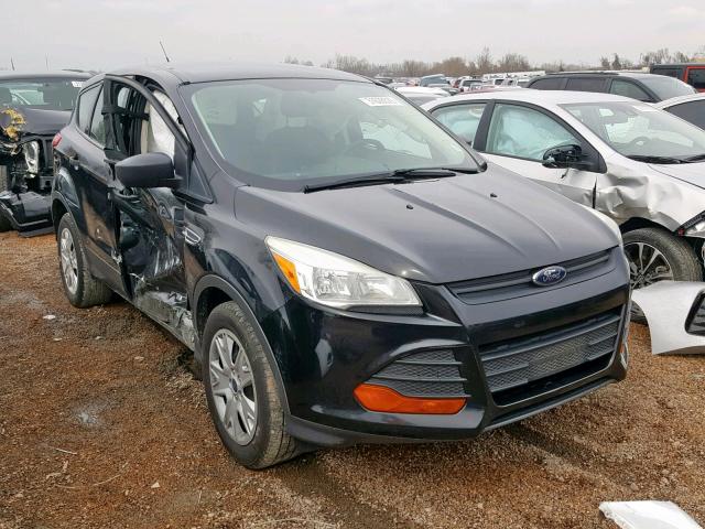 1FMCU0F78DUB00511 - 2013 FORD ESCAPE S BLACK photo 1