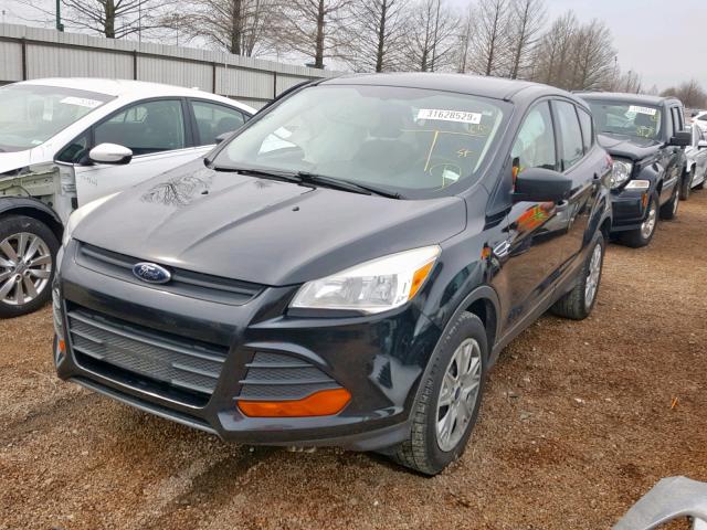 1FMCU0F78DUB00511 - 2013 FORD ESCAPE S BLACK photo 2