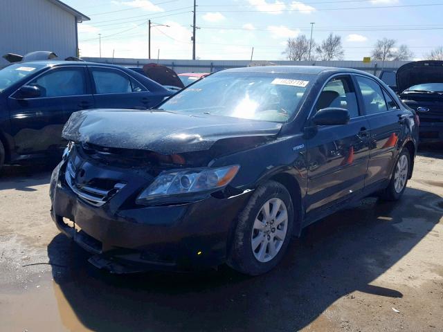 4T1BB46K89U075923 - 2009 TOYOTA CAMRY HYBR CHARCOAL photo 2