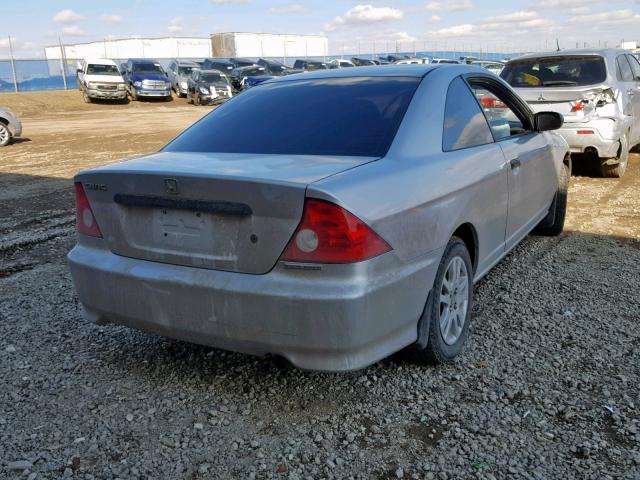 1HGEM21284L812187 - 2004 HONDA CIVIC DX SILVER photo 4