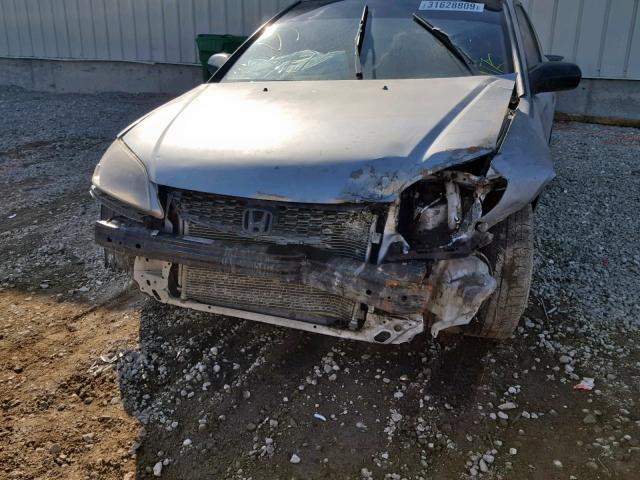 1HGEM21284L812187 - 2004 HONDA CIVIC DX SILVER photo 9