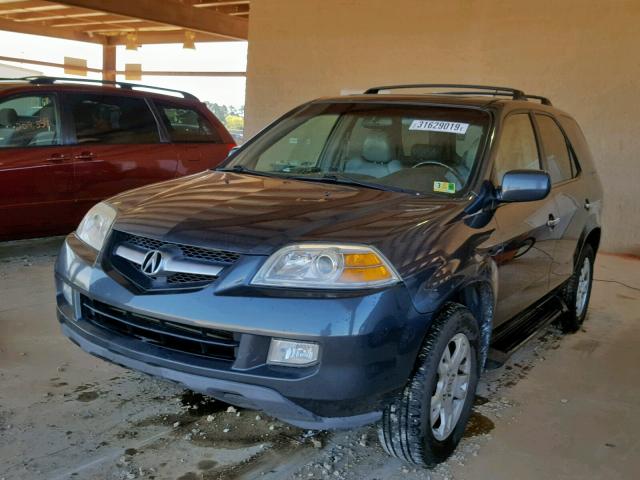 2HNYD18844H534847 - 2004 ACURA MDX TOURIN BLUE photo 2