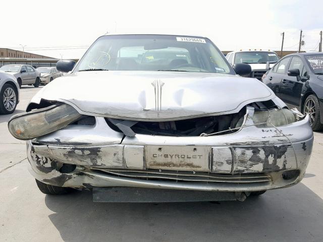 1G1ND52F05M135707 - 2005 CHEVROLET CLASSIC SILVER photo 9