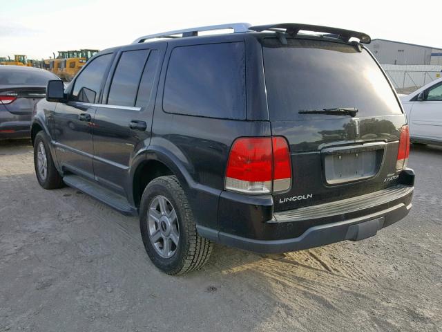 5LMEU88H35ZJ26951 - 2005 LINCOLN AVIATOR BLACK photo 3