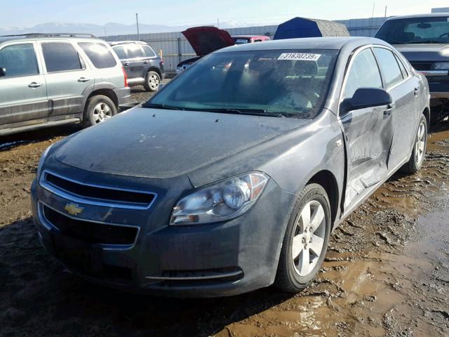 1G1ZF57508F284896 - 2008 CHEVROLET MALIBU HYB GRAY photo 2