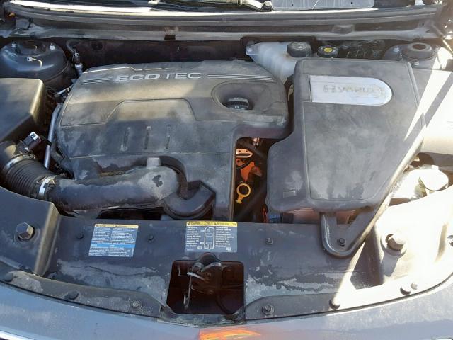 1G1ZF57508F284896 - 2008 CHEVROLET MALIBU HYB GRAY photo 7