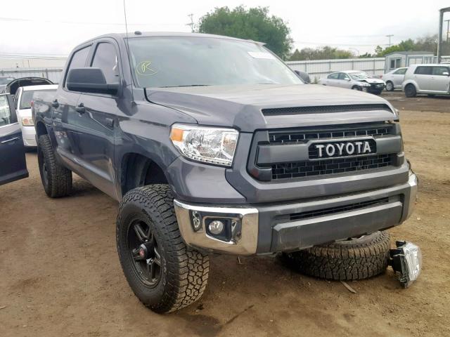 5TFEY5F15HX227361 - 2017 TOYOTA TUNDRA CRE CHARCOAL photo 1