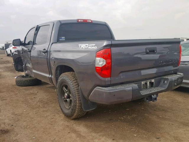 5TFEY5F15HX227361 - 2017 TOYOTA TUNDRA CRE CHARCOAL photo 3