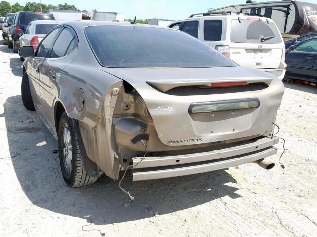 2G2WP552361151140 - 2006 PONTIAC GRAND PRIX BROWN photo 3